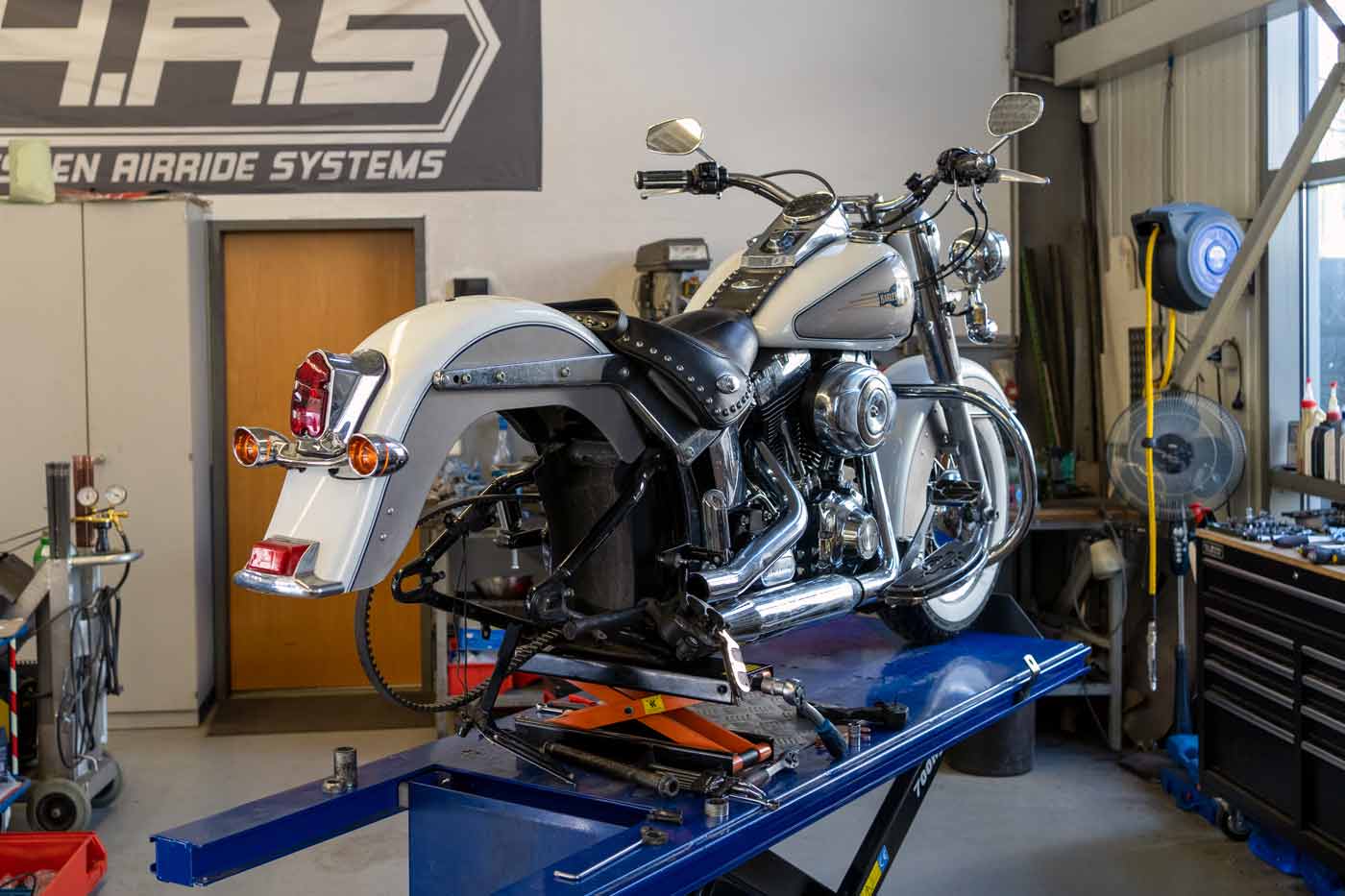 Harley Motorrad Werkstatt 