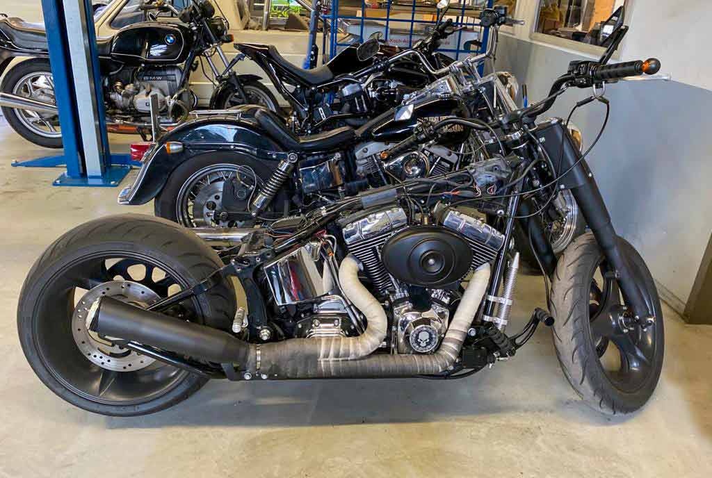 Harley Motorrad Werkstatt