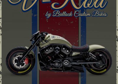 Harley Davidson V Rod Custom Bike